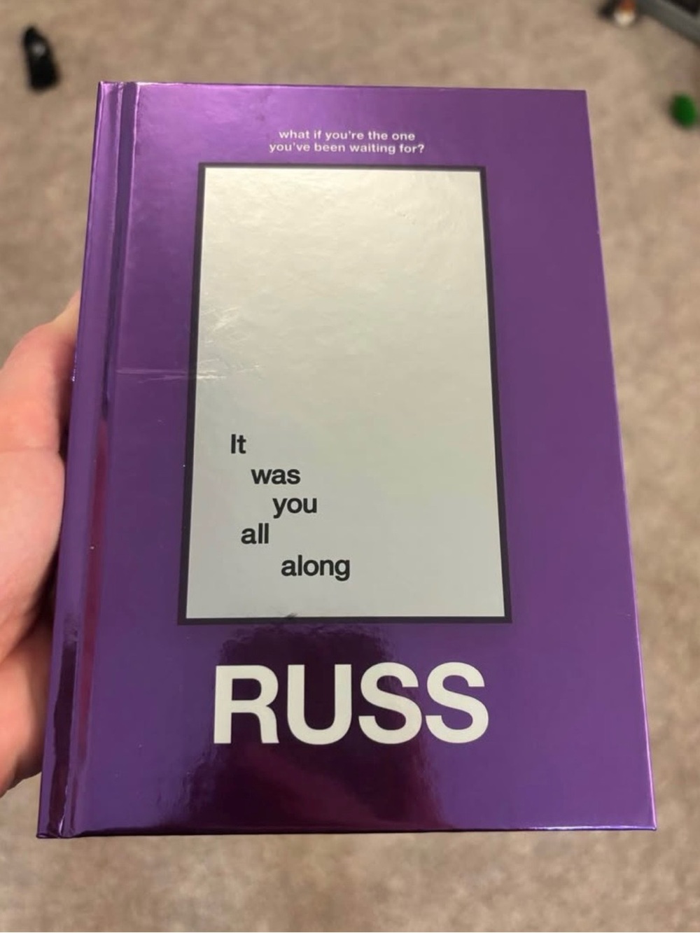 RUSS Purple Hardcover Book - "It Was You All Along"